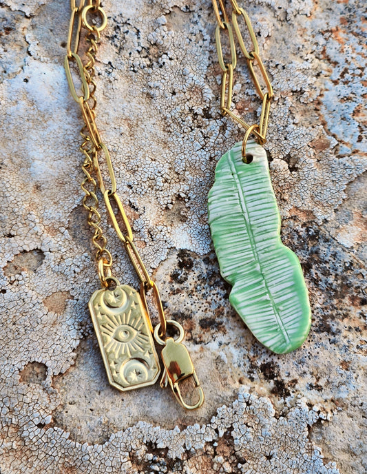 Collar Folha de Barra